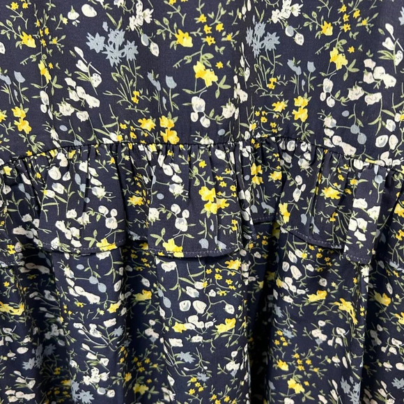 2/$30 Altar’d State Size Large Maxi Dress Tiered Ruffle Floral Boho - Picture 8 of 10